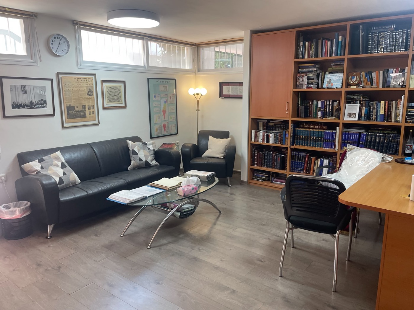 The clinic's seating area